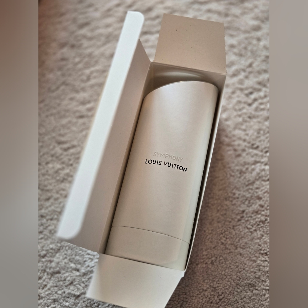 Louis Vuitton Symphony White Perfume Box Minimalist Design - Picture 3 of 5